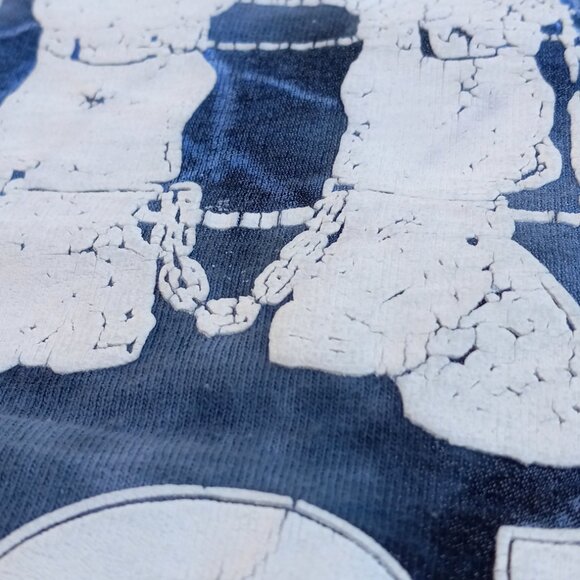 Death Row Records T-Shirt Small (S) Black & Blue Tie Dye Hooded Electric… - Picture 15 of 15